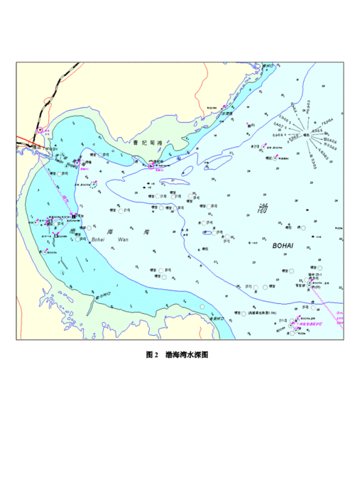 渤海海域水深图.doc