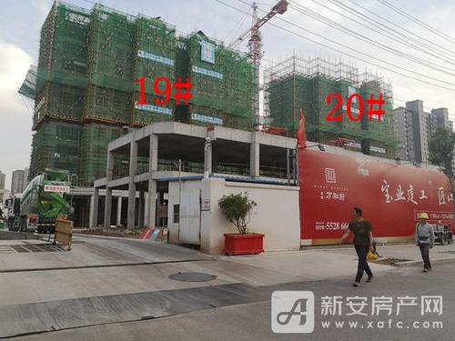 鼎吉万和府6月份项目进度 高层15#建到地上14层