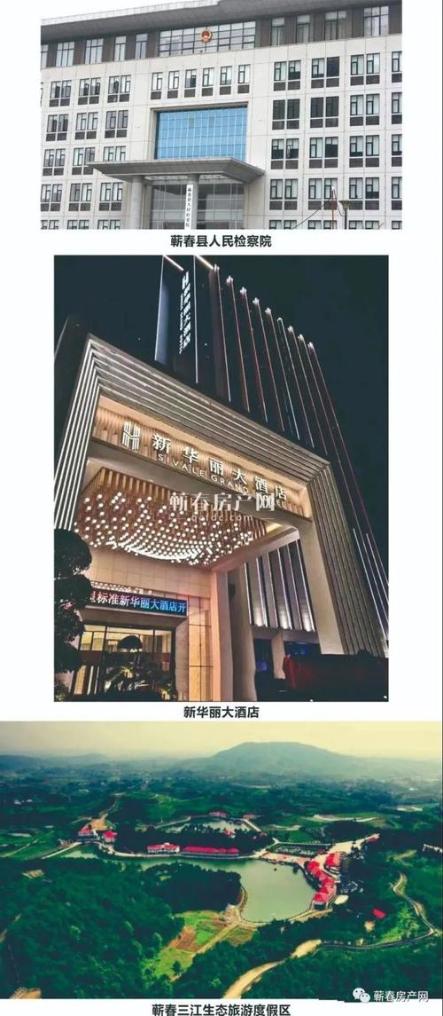 文化广场,会展中心,濒湖公园,蕲春县博物馆,新华丽大酒店,金枫购物