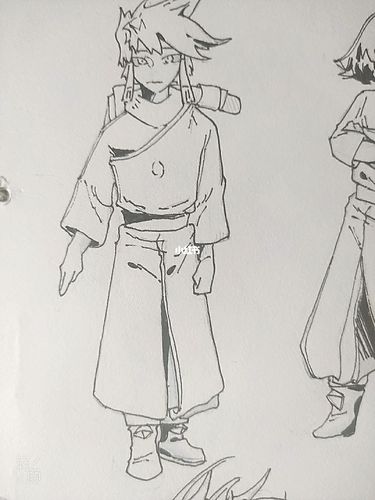 手绘光遇卡卡西_手绘_光遇_文化_绘画