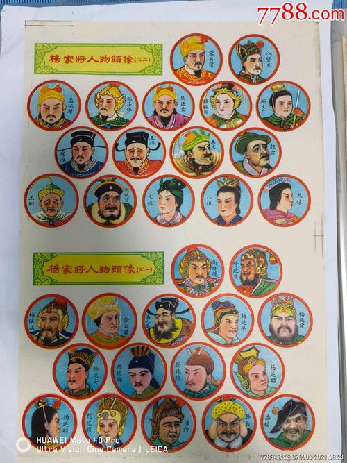 杨家将人物头像
