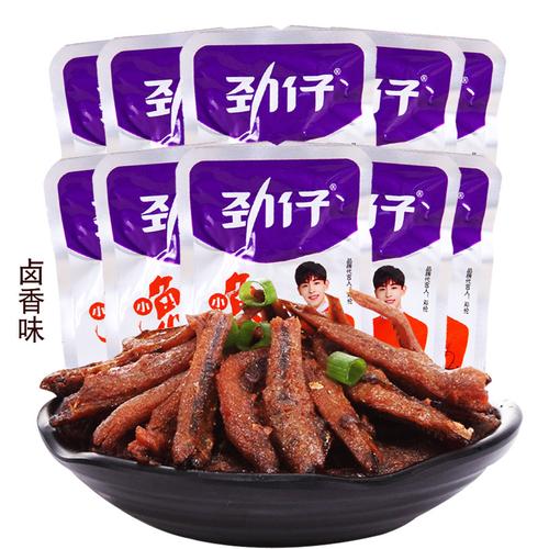 劲仔华文小鱼干卤香味散称250g劲仔小鱼仔小包装零食参数
