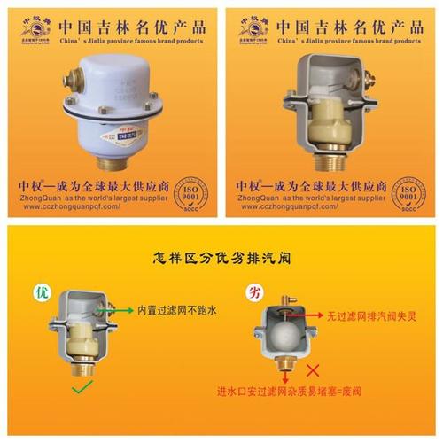 9w立式暖气管道全自动排气阀中央空调排汽阀接口dn15dn20