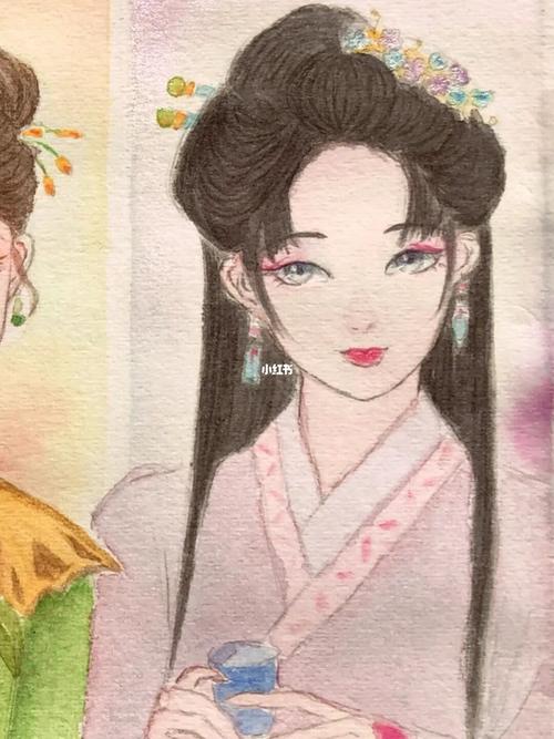 古风手绘_古风_手绘_水彩画_兴趣爱好_绘画