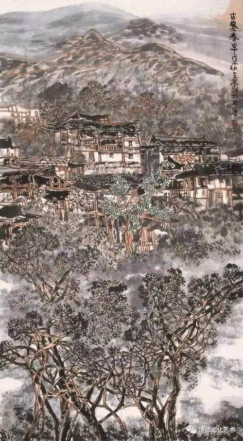 大方而又大气丰富而有厚度著名画家王梦湖作品欣赏