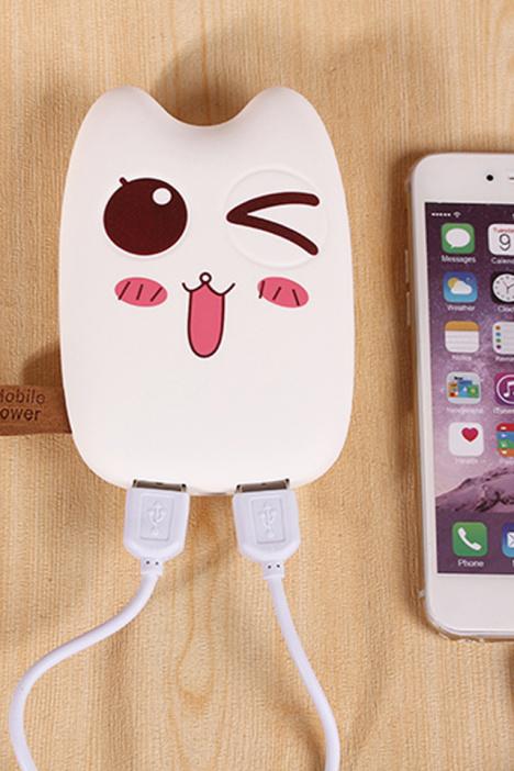 萌萌龙猫卡通表情充电宝20000毫安大容量苹果安卓通用