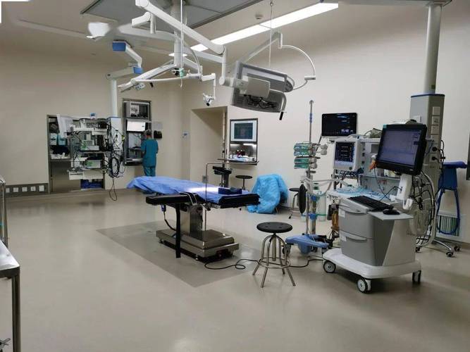 核磁一体化手术室 布局亮点 弘爱医院的手术部主要分为医护工作