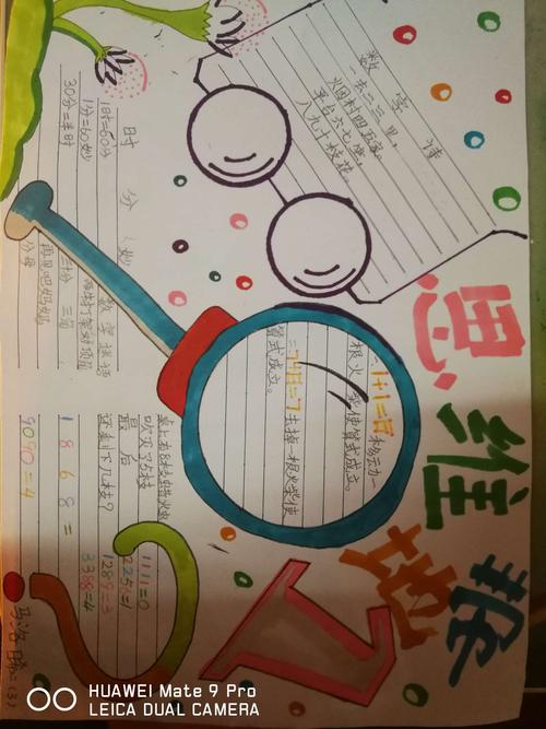 数学手抄报