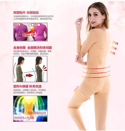 婷美佳人正品纤塑体雕服塑身内衣套装吸脂产后瘦身美体减肥束身衣_7折