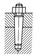 圆锥销安装方便, 销钉孔和销的定位精度要求较高,可多次拆装而不影响