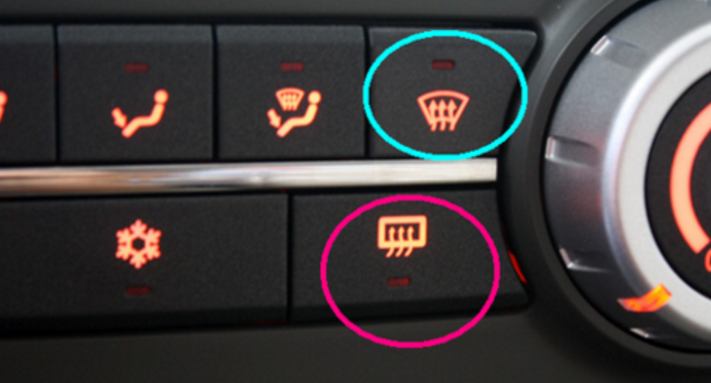 后视镜加热是哪个按钮