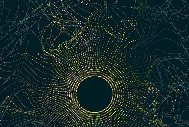 科技感线条矢量图形technological lines