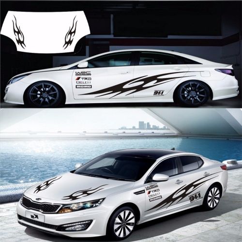 起亚k2k3k5外观改装贴纸汽车全车贴整车贴腰线拉花装饰贴花机盖贴