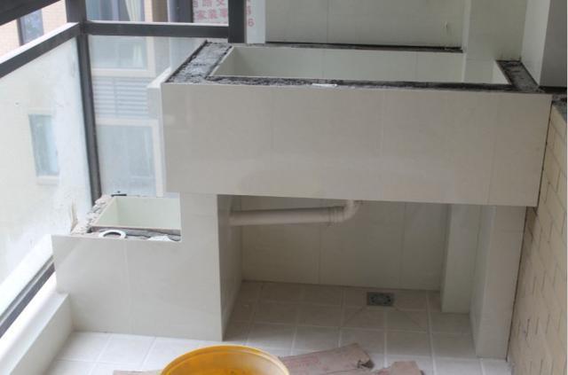 齐家- 砖砌的洗衣台真的太丑了,看我家大理石做的,来人就夸!