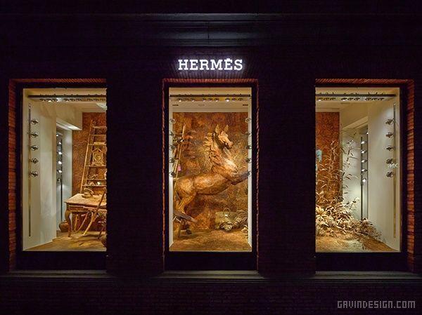 上海爱马仕(hermès)旗舰店橱窗设计 爱马仕 旗舰店 hermès