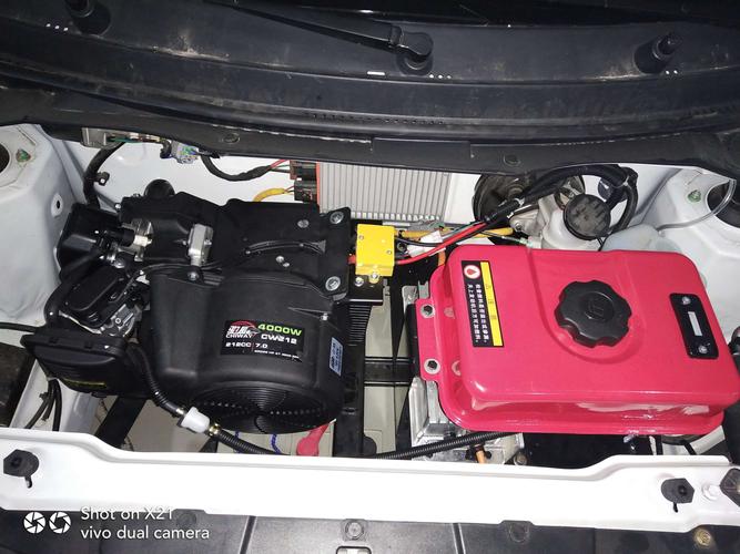 重庆驰威增程器安装完毕.