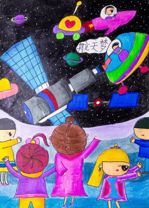 张牧遥《永生的国徽》蒋梦琪   滑动查看小学组绘画一,二年级三等奖