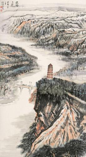 传世经典:立意新奇笔力雄健,现代画家何海霞山水画欣赏