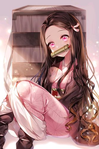 鬼灭之刃祢豆子美图赏析