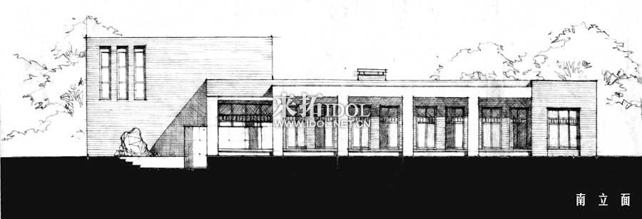  手绘教材 | 手绘图集   建筑立面意向