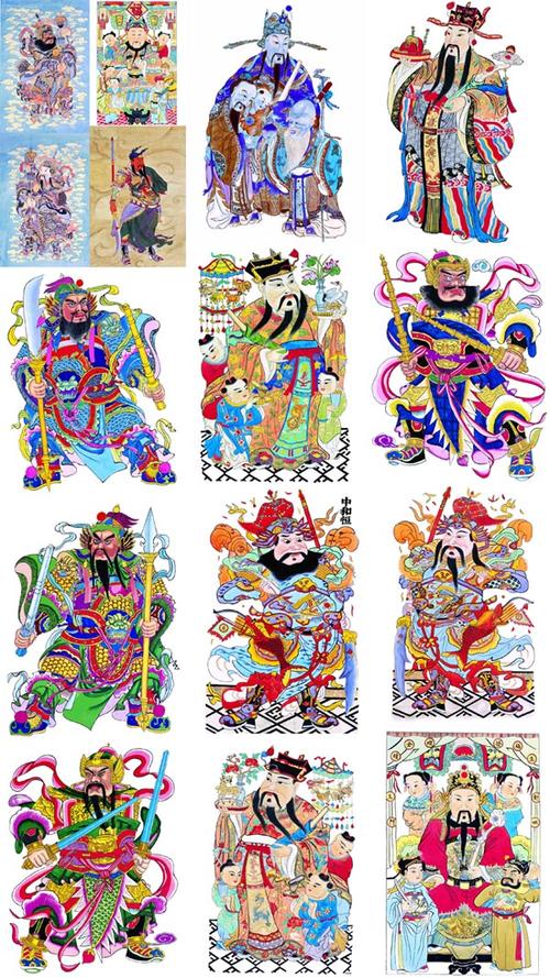 15张门神人物高清图片