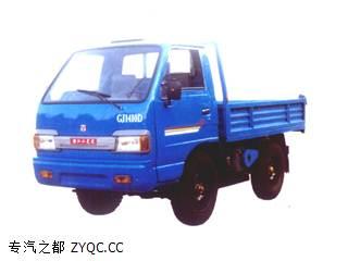 赣江牌gj1410d型自卸低速货车
