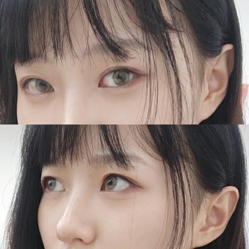 超美的灰绿色琥珀色混血美瞳!isee opal!