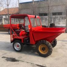 制动平稳1吨柴油翻斗工地车前翻斗 工程建筑机械四轮翻斗自卸车