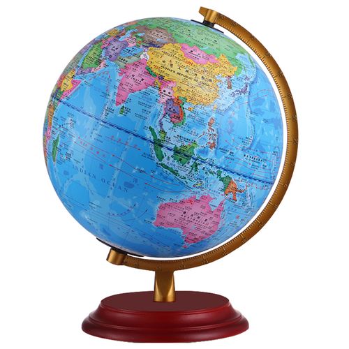 状元郎办公桌3d地球仪台灯摆件