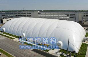 充气膜仓库储气膜可以选择中德膜结构