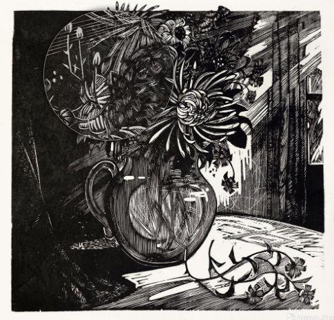 胡抗美术作品欣赏|木刻|版画|水粉画|中央美术学院