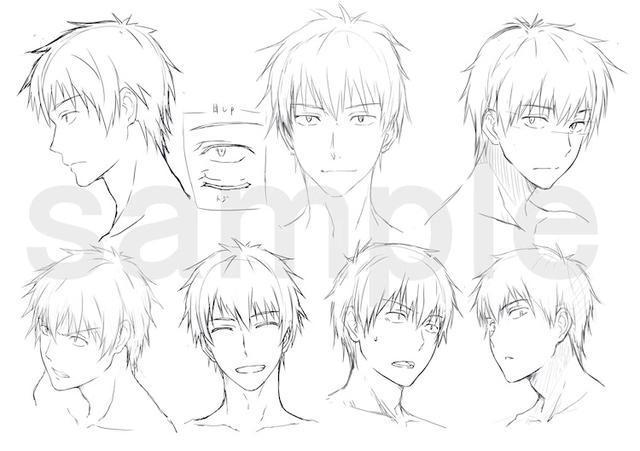 男主角吉田角色设计草图