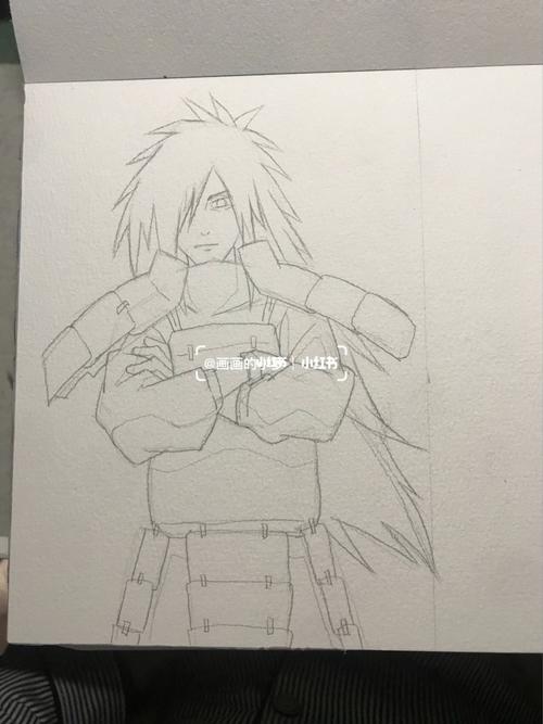 水彩临摹火影忍者宇智波斑_火影_水彩_火影忍者_文化