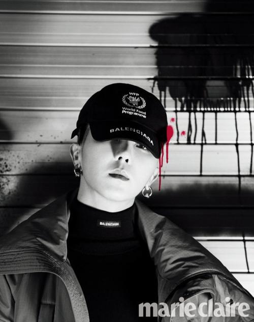 winner成员宋旻浩嘉人杂志写真金色寸头