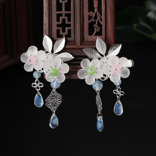 汉服头饰流苏全套仙鹤古风发饰古代古装配饰步摇儿童发夹边夹头饰