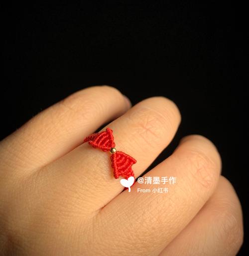 萌萌哒小蝴蝶结戒指教程有啦!_蝴蝶结_戒指_萌萌哒_手