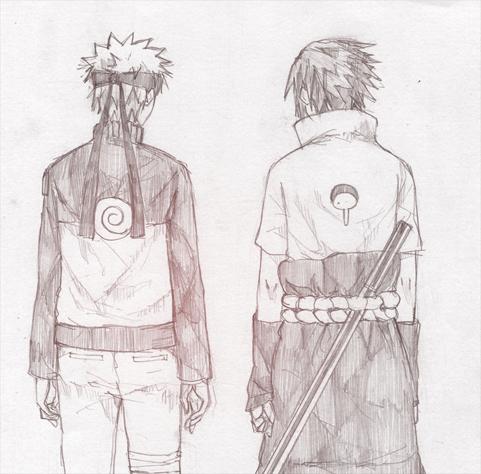 佐助简笔画无水印