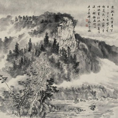 光影浮尘——谢冰毅山水画作品云上展览