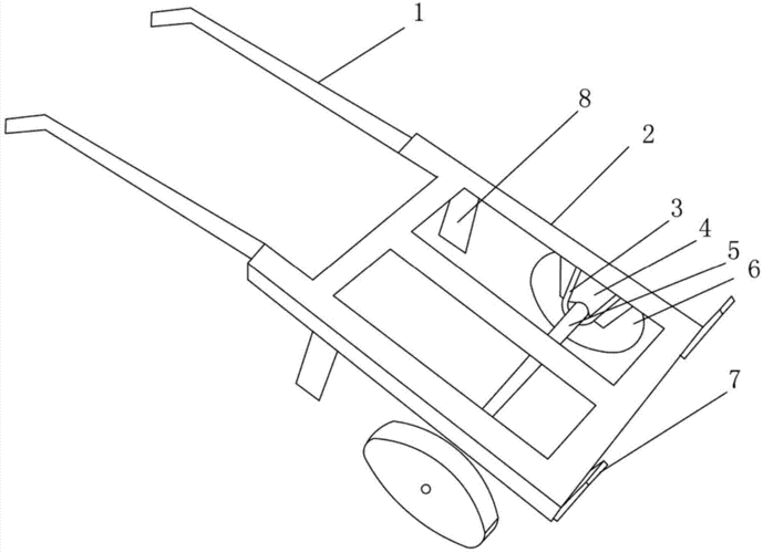 cn203727420u_多功能小推车失效