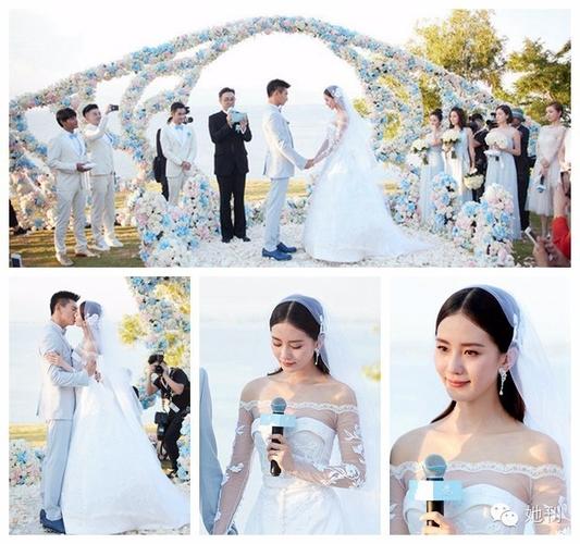 远的不说,近的就比如刘诗诗婚礼上的这身白纱