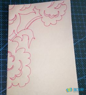 牡丹花剪纸图解