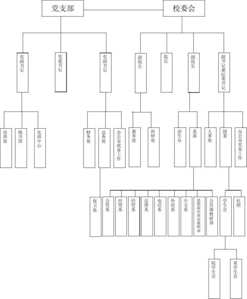 学校组织结构图