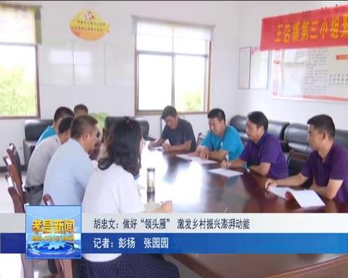 胡忠文:做好"领头雁" 激发乡村振兴澎湃动能