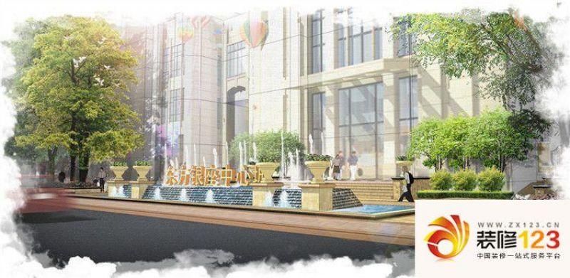 沈阳东方银座中心城东方银座中心城外景图绿化 .