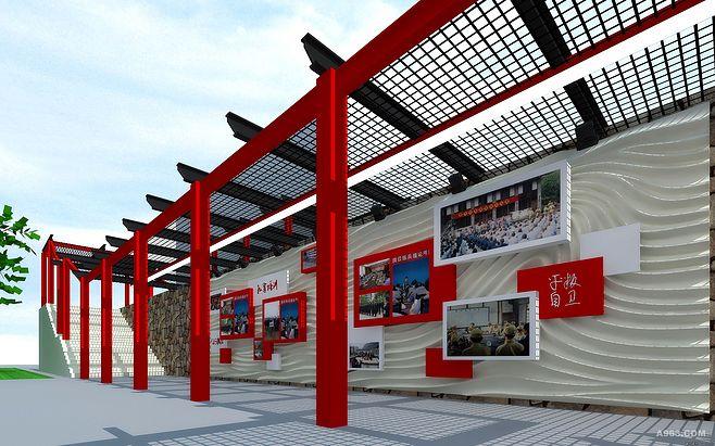 文化长廊设计(2) : 设计师: 张茂 作品类别:文化空间