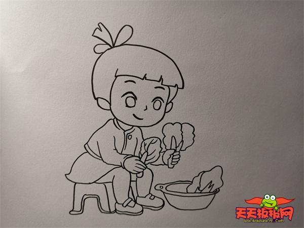 五一快乐节人物简笔画五一劳动节人物怎么画