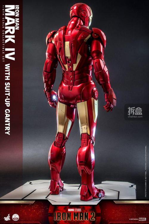 hottoys14钢铁侠mk4拆甲机台可动人偶