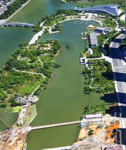 平阳凤湖公园美如画卷徐徐展开