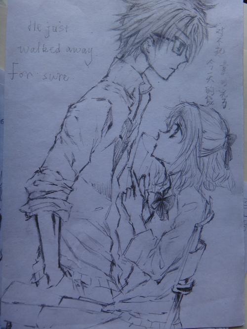 这男的画残了 sorry 啊 看这种纸张也看的出来时没事闲的蛋疼练习画的