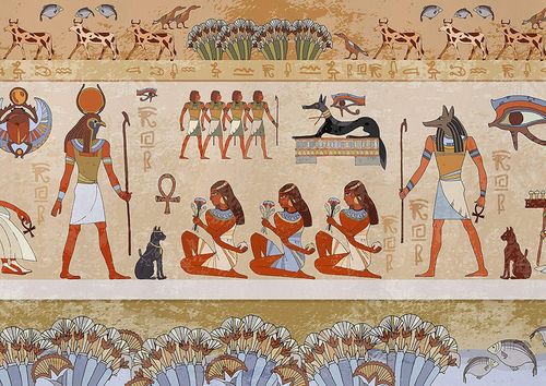 古埃及艺术(二):"正面律"究竟是什么拧巴操作?